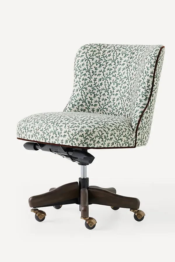 Meryl Printed Desk Chair - Grey, Polyester product