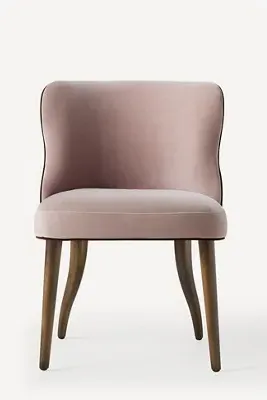 Meryl Valencia Velvet Dining Chair - Beige product