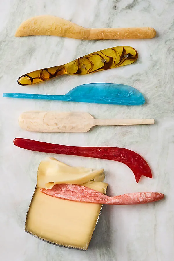 Mignon Resin Cheese Spreaders Set of 6 by Anthropologie