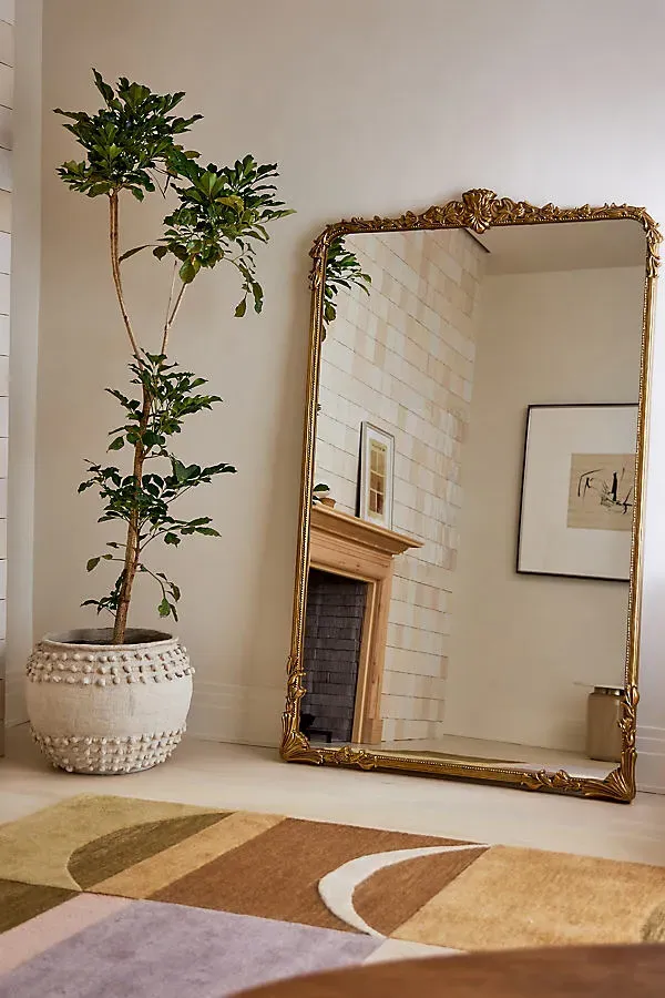 Mila Mirror - Gold by Anthropologie