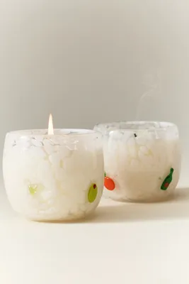 Mimosa Spring Icon Pink Grapefruit Spritz Glass Candle - Orange product