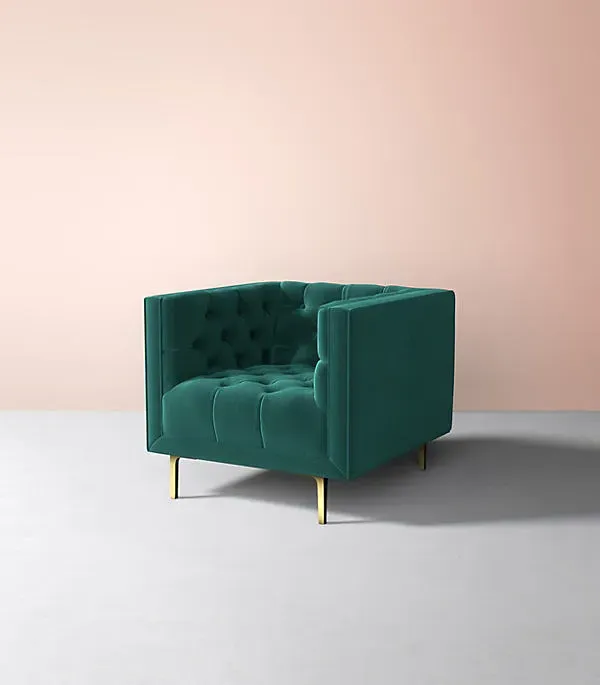 Mina Accent Chair with All-Over Tufting product