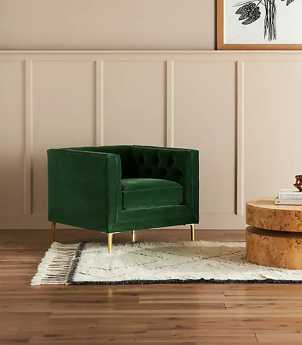 Mina Cushion Chair by Anthropologie