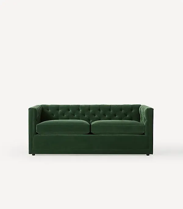 Mina Sleeper Sofa - Beige, Plastic by Anthropologie