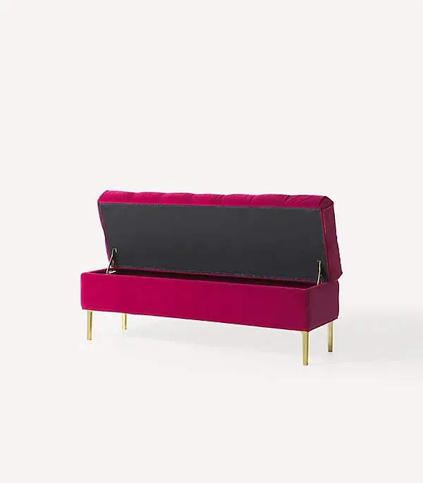 Mina Storage Bench with Tufting product