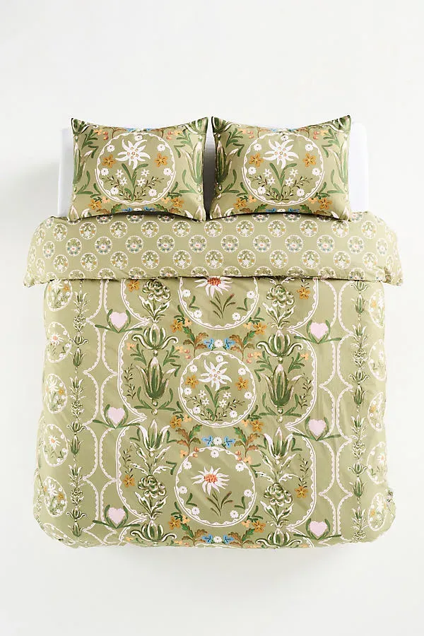 MINDTHEGAP Cotton Percale Printed Duvet Cover - Super King alternate view