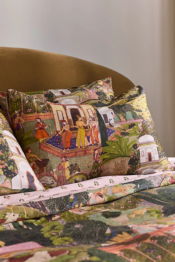 MINDTHEGAP Queen Size Printed Shams Set of 2 - Cotton Sateen by Anthropologie