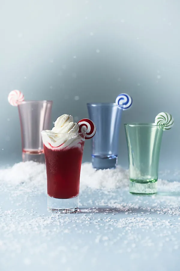 Mintie Shot Glasses Set of 4 - Glass by Anthropologie