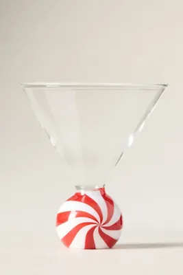 Mintie Stemless Martini Glass - Pink, Borosilicate Glass by Anthropologie, alternate view