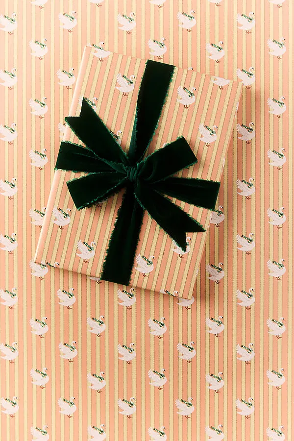 Molly Hatch Holiday Wrapping Paper Set of 2 - Orange by Anthropologie
