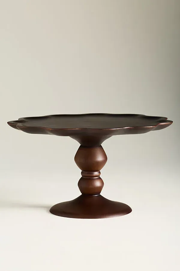 Molly Yeh Cake Stand - Brown, Wood product