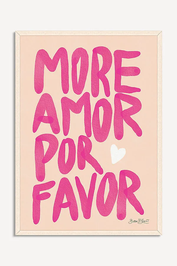 More Amor Por Favor by Baroo Bloom Wall Art - Pink, Acrylic product