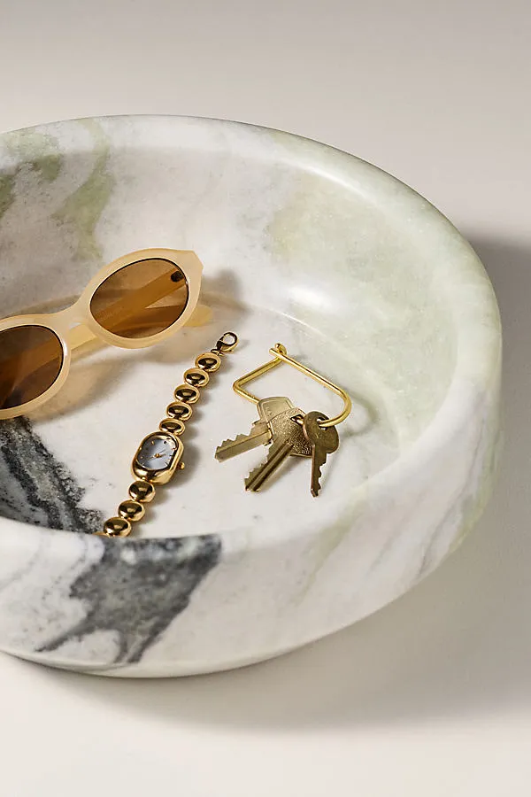 Moss Onyx Marble Vessel - Green, Marble by Anthropologie, alternate view