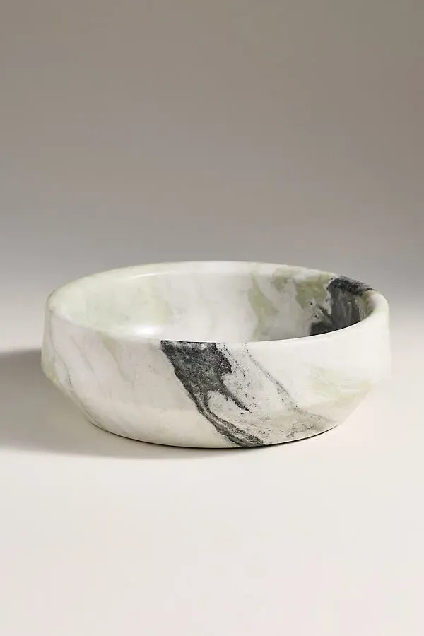 Moss Onyx Marble Vessel - Green, Marble by Anthropologie