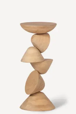 Mound Oak Drink Side Table - Brown product