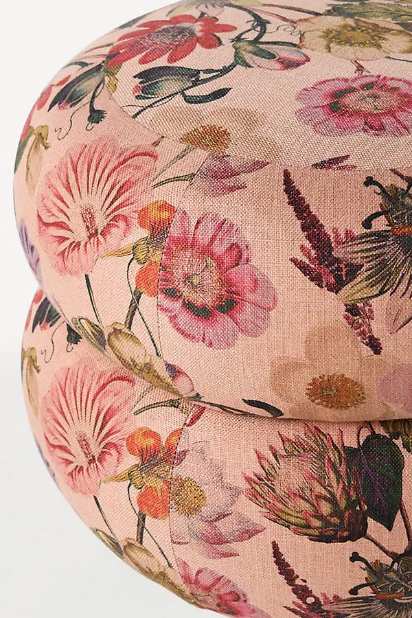 Muntz Round Ottoman - Polyester by Anthropologie, alternate view