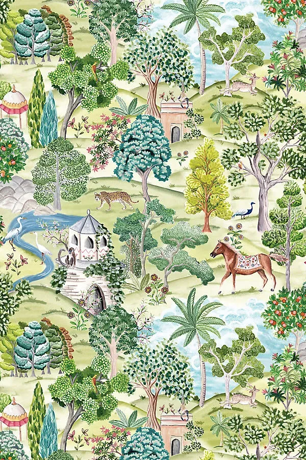Mystical Garden Botanical Peel-and-Stick Wallpaper - Matte product
