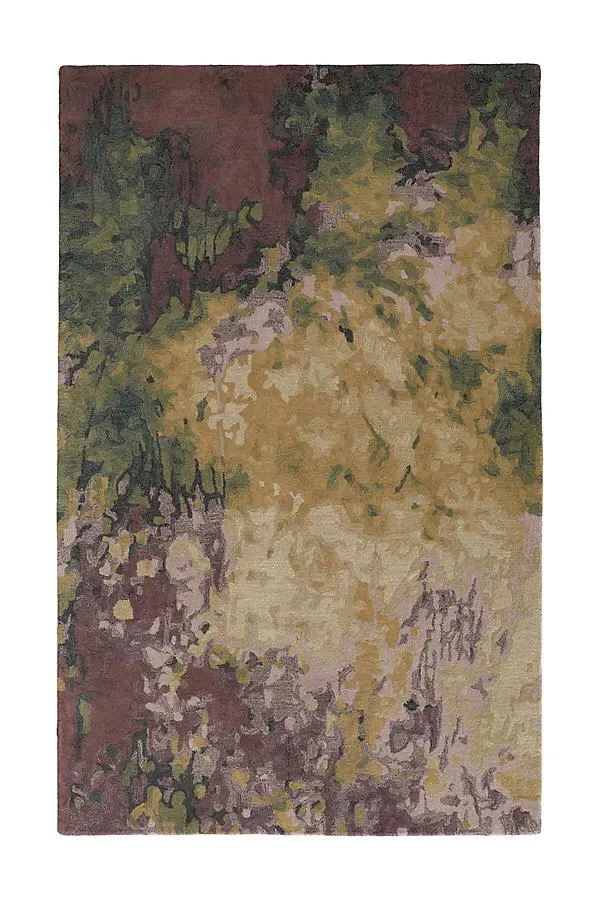 Nakita Hand Tufted Area Rug - Gold, Wool by Anthropologie