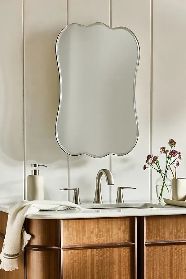 Nathalie Mirrored Wall Cabinet - Iron, Glass by Anthropologie