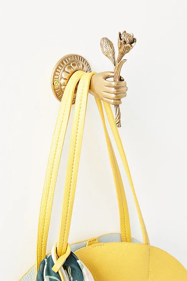 Nellie Decorative Wall Hook - Bronze by Anthropologie