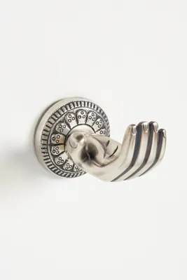 Nellie Hand Bath Hook - Silver, Brass product