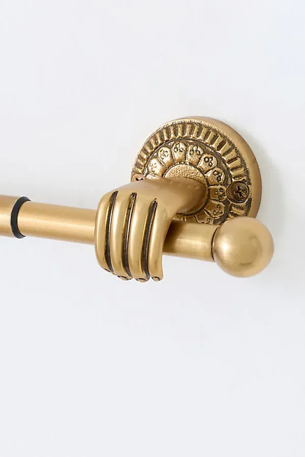 Nellie Hand Curtain Rod - Iron, Aluminum product