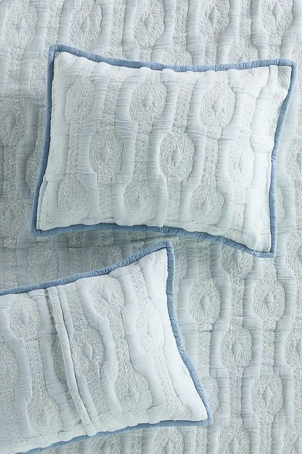 Nelly Icon Queen Pillow Shams - Blue, Polyester/Cotton product
