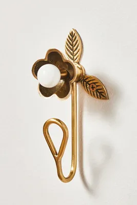 Nena Brass Bath Hook - Gold product