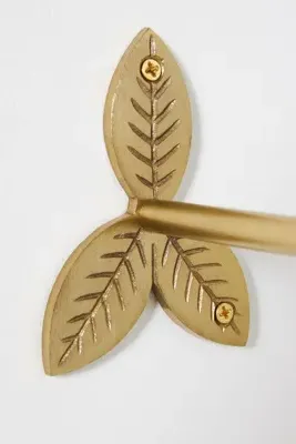 Nena Flower Curtain Tieback - Gold by Anthropologie, image 2