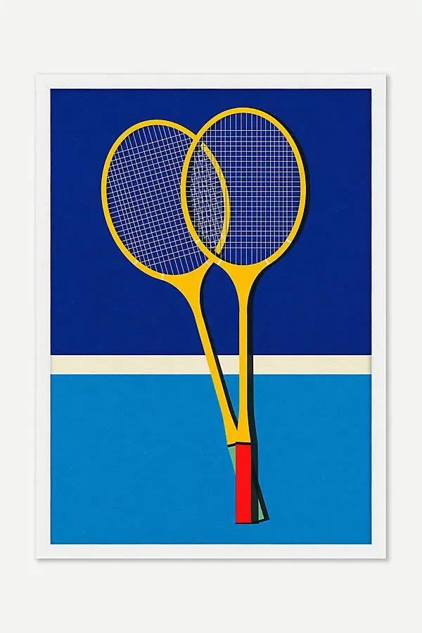 Net Play Giclee Wall Art - Blue product