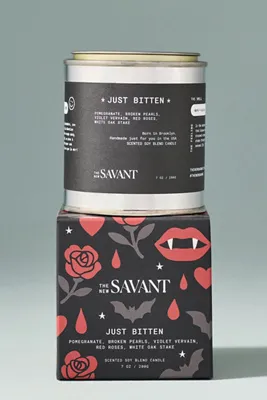 New Savant Just Bitten Tinned Candle - Black, Tin product