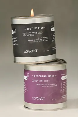New Savant Witching Hour Tinned Candle - Black, Cotton product