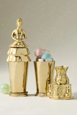 New York City Ballet Sugar Plum Fairy Cocktail Shaker - Gold by Anthropologie, image 2