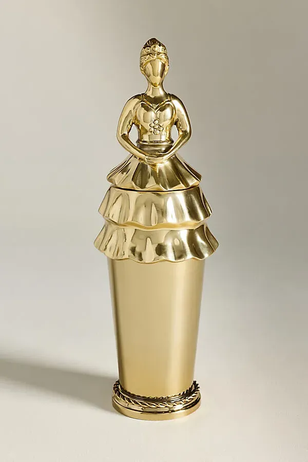 New York City Ballet Sugar Plum Fairy Cocktail Shaker - Gold by Anthropologie