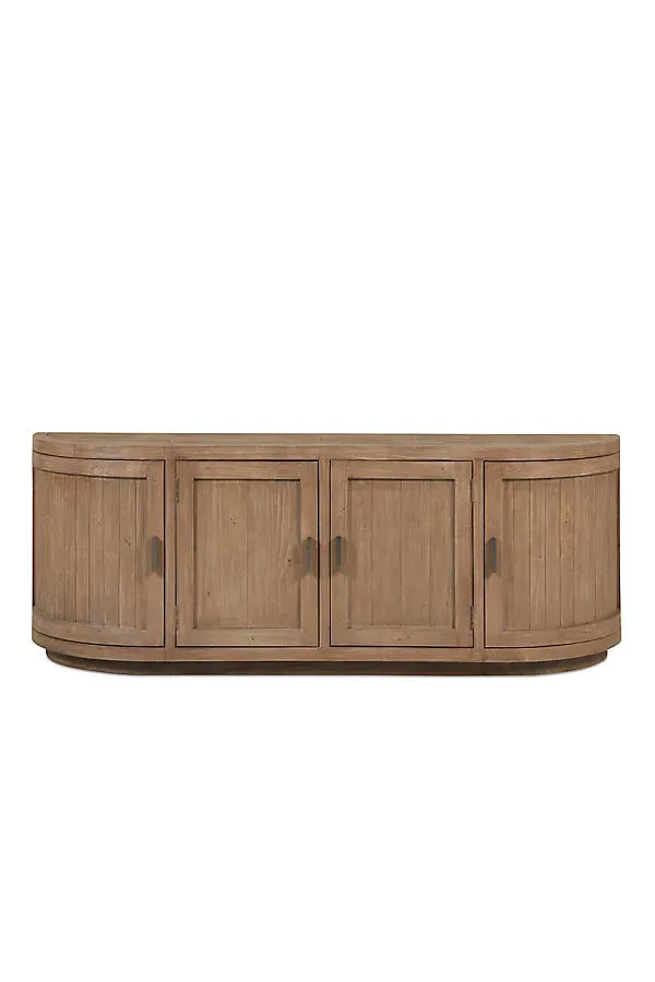 Nicola Pine Media Cabinet - Beige by Anthropologie