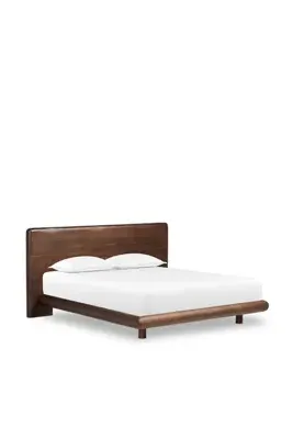 Nigel King Size Platform Bed - Brown, Solid Acacia Wood product