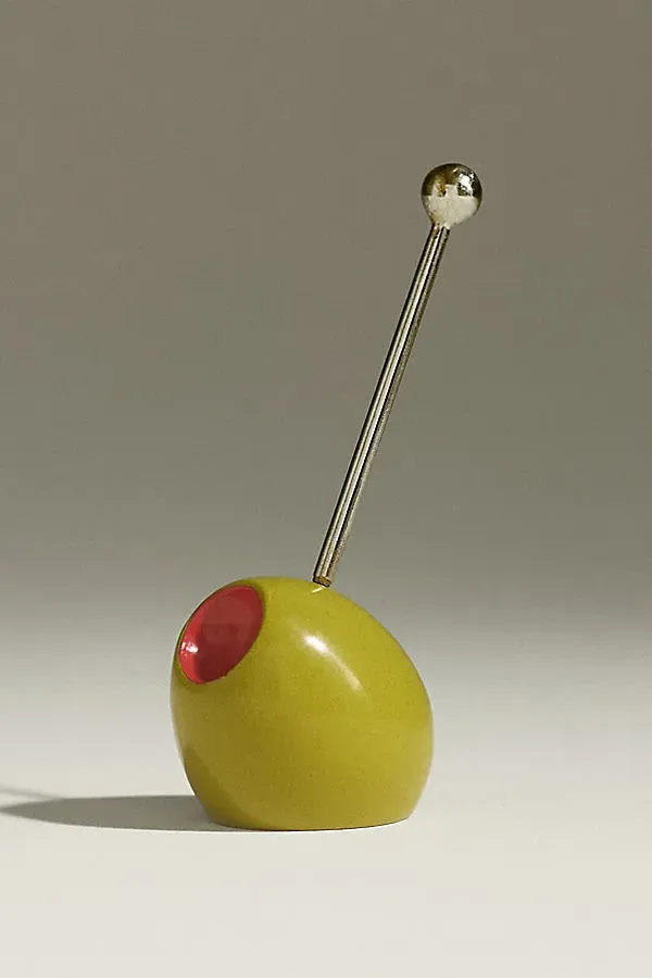 Noel Icon Candle Snuffer - Green, Aluminum by Anthropologie