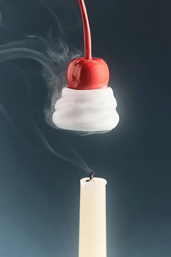 Noel Icon Candle Snuffer - Red, Aluminum by Anthropologie