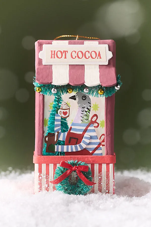 Noel Market Stand Ornament - Red by Anthropologie
