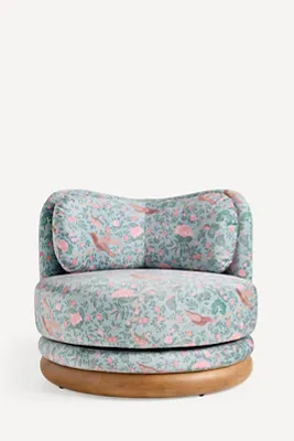 Norris Wren Swivel Chair - Green, Polyester product