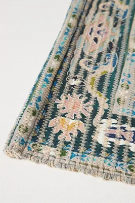 Norse Woven Small Bath Mat - Blue, Polyester/Cotton product