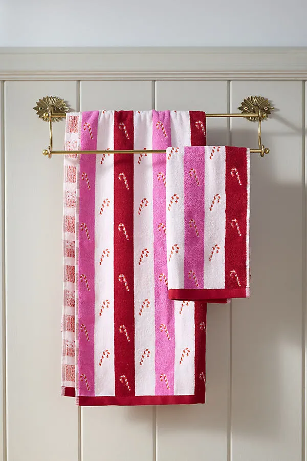 Novelty Icon Striped Towel Collection - Cotton by Anthropologie