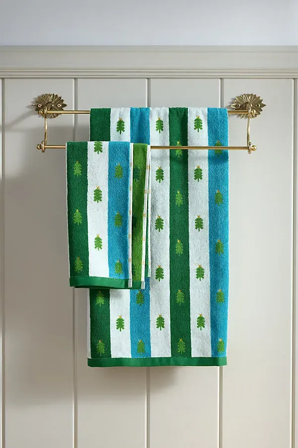 Novelty Icon Striped Towel Collection - Cotton by Anthropologie