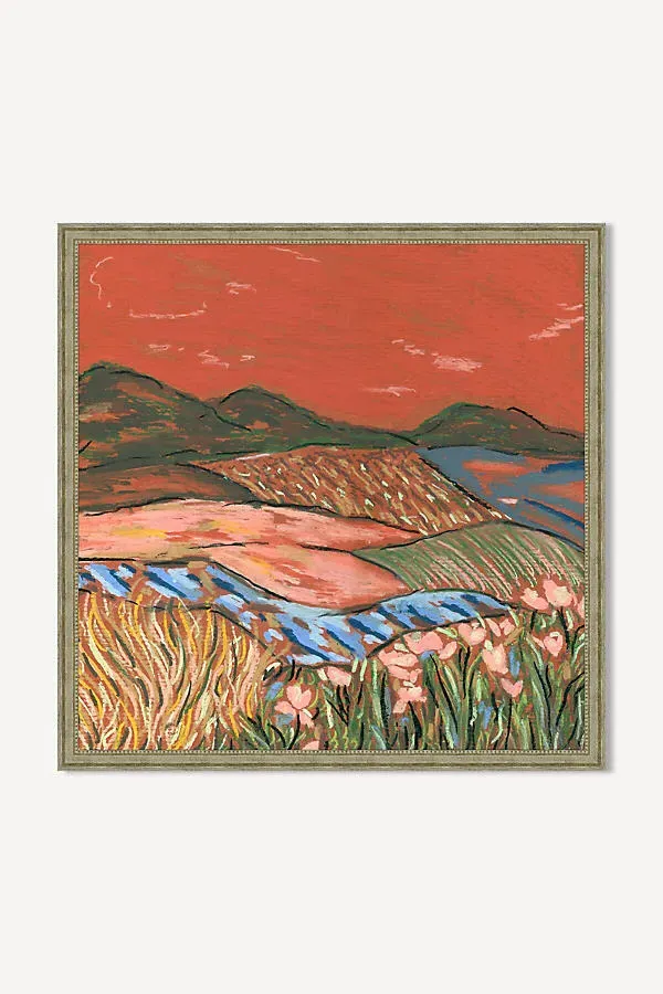 Oil Pastel Wall Art - Brown product