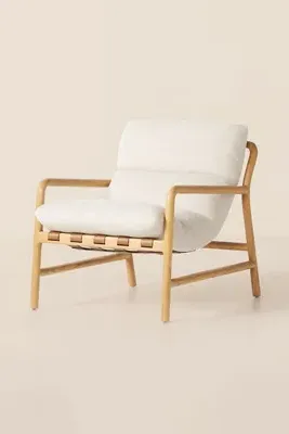 Oksana Linen Sling Chair alternate view