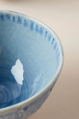 Old Havana Cereal Bowls Set of 4 - Blue by Anthropologie, alternate view