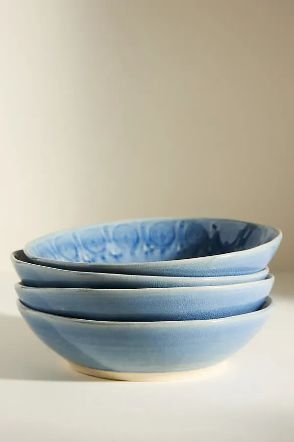 Old Havana Pasta Bowl Set of 4 by Anthropologie