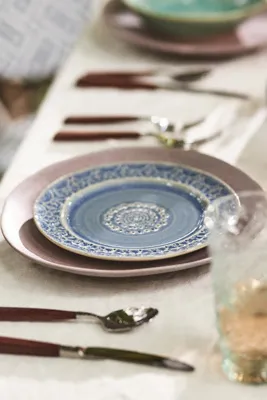Old Havana Side Plates Set of 4 - Blue, Stoneware by Anthropologie, image 2
