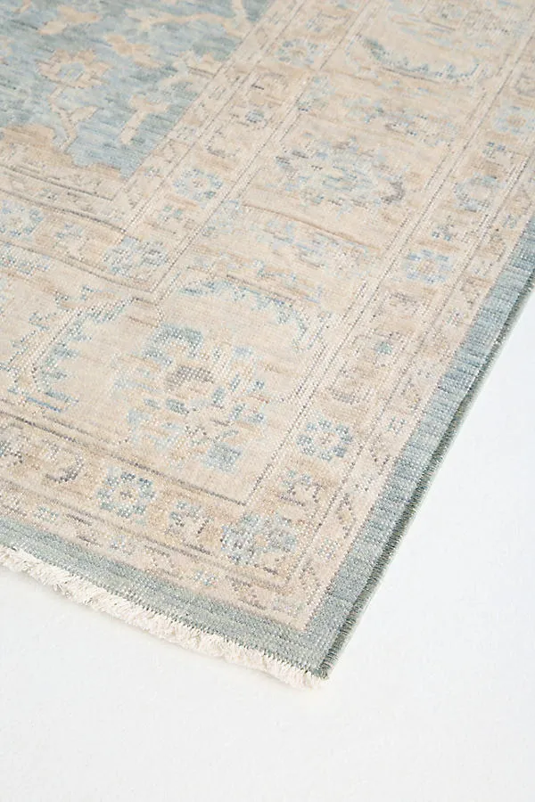 Once Upon a Time Hand-Knotted Rug - Blue, Wool by Anthropologie, image 2