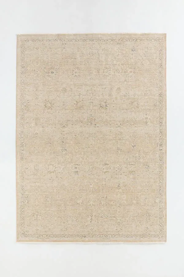 Once Upon a Time Hand-Knotted Rug - Ivory, Wool by Anthropologie